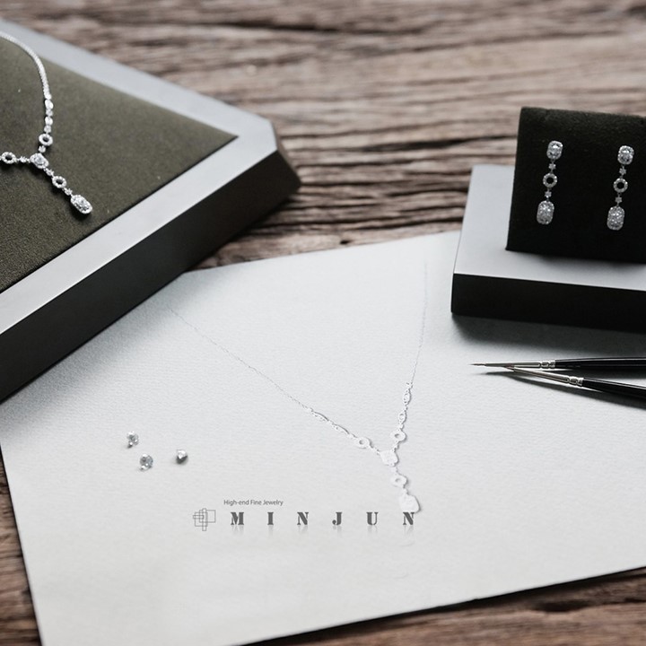 14K귀걸이+목걸이 증정